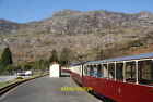 Photo 6X4 Train At Tanygrisiau Station The Hill Behind Is Moel Yr Hydd M C2012
