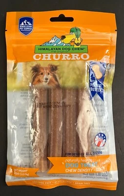 Himalayan Dog Chews- Churro- 100% Natural, All Size Dogs, 4 Oz - Image 1 of 3