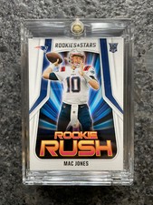 MAC JONES 2021 ROOKIES & STARS Rookie Rush #RR-5 PATRIOTS CARD Mint!