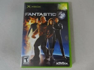 Fantastic 4 Original Microsoft Xbox Game Complete Free Ship - Picture 1 of 3