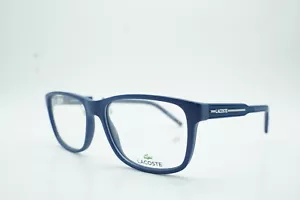 LACOSTE L 2866 424 SOLID BLUE AUTHENTIC DESIGNER EYEGLASSES L2866 56-16 145 - Picture 1 of 4