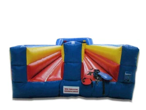 Bungeerun, Wettkampf, Wettlauf, Springburg, aufblasbar, bouncy castle - Bild 1 von 4