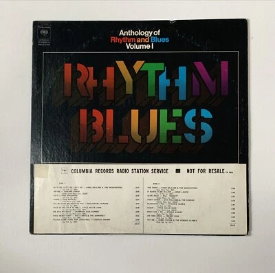 ANTHOLOGY OF RHYTHM AND BLUES VOL. I Promo Album Columbia CS 9802 NM Record B - Image 1 of 3