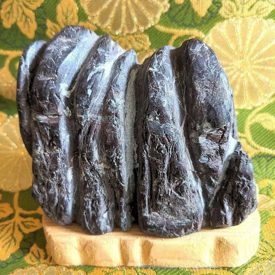 Bonsai Piedra Natural Montaña Suiseki Viendo Ojo Impresionante Soporte de Roca Japonés9 Foto 1 de 4