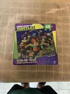 Teenage Mutant Ninja Turtles 15”x11.25 Ultra Foil Puzzle 48 Piece. - Picture 1 of 3