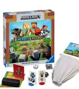 Ravensburger Minecraft Heroes Of The Village Juego De Empresa Como Nuevo - Imagen 1 de 13