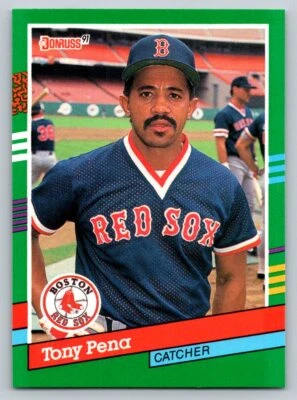 1991 Donruss #456 Tony Pena Boston Red Sox - Image 1 of 2