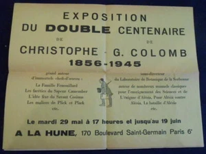 Einladung Doppelhundertjahrfeier Ausstellung von Christoph und G. Kolumbus - Bild 1 von 2