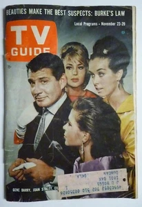 North Texas November 23 1963 TV Guide BURKE'S LAW Barry PHIL SILVERS Abby Dalton - Picture 1 of 2