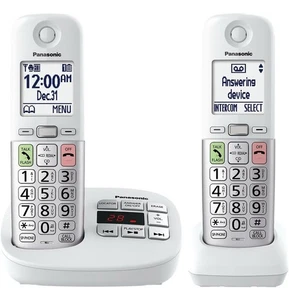 Panasonic 2 Teléfonos Inalámbricos, con Pantalla Grande y Botones Grandes | Auricular - Imagen 1 de 6