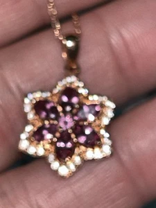 New stunning amethyst gemstone necklace China - Picture 1 of 7