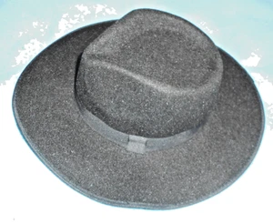 RIGON FARMERS HAT  SIZE 59 LARGE PURE FUR FELT AUSTRALIAN MADE COLOUR GREY - Bild 1 von 7
