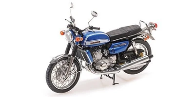 Minichamps 122162102 1/12 SUZUKI GT 750 J 1973 BLU METALLICO - Immagine 1 di 4