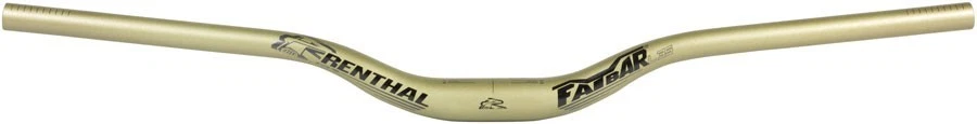 Barra elevadora de bicicleta Renthal Fatbar Lite V3 35 MTB dorada 35,0 x 40 mm elevación x 760 mm Foto 1 de 1