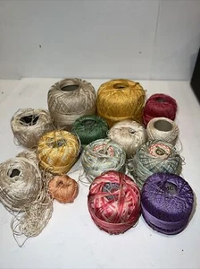 12 Balls DMC Royal Star J P Pearl 30 Cotton Thread Balls Embroidery Cross Stitch - Picture 1 of 8