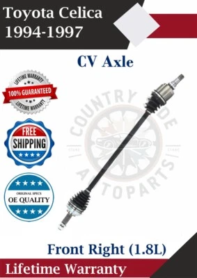 New OE Front Right CV Axle For 1994-1997 Toyota Celica 1.8L Lifetime Warranty - Image 1 of 4