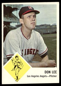 1963 Fleer #18 Don Lee VG-EX-B108R12