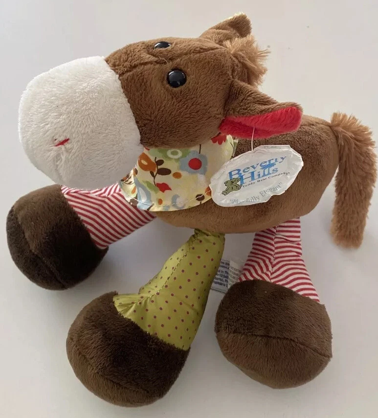 Beverly Hills Teddy Bear Co. Brown Pony Horse Plush Stuffed Animal Soft Toy - Image 1 of 4