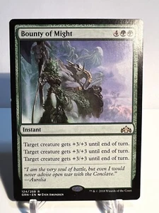 MTG Bounty of Might Guilds of Ravnica 124/259 Regular Rare Near Mint - Picture 1 of 2