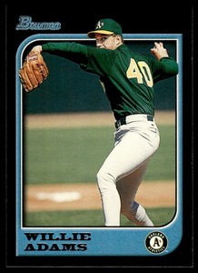 1997 Bowman #321 Willie Adams Oakland Athletics