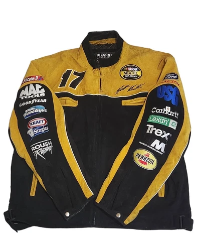 NASCAR Wilson Leather Chase Authentic Matt Kenseth #17 Leather Jacket size 2XL Cover