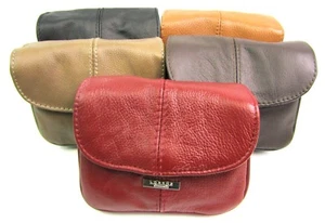 Ladies Womens Soft Real Leather Very Small Shoulder Crossover Body Handbag Bag - Picture 1 of 84