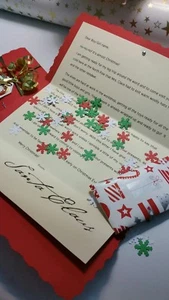 Magic Santa Key With Personalised Letter From Santa. Children kid. July.  - Picture 1 of 9