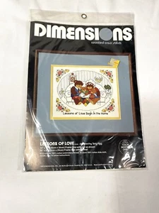 dimensions counted cross stitch kit lessons of love 3549 - Picture 1 of 3