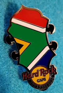 PIN Hard Rock Café JOHANNESBURG CORE HEADSTOCK SERIE BANDERA SUDAFRICANA - Imagen 1 de 1