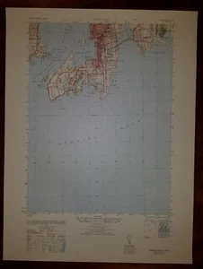 1940's Armee Topographisch Landkarte NEWPORT Ri Blatt 6766 IV Ne - Picture 1 of 5
