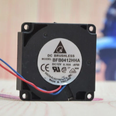1PCS NEW Delta BFB0412HHA 12V 0.10A 2-wire Turbo Blower Cooling Fan 4CM 4010 - Image 1 of 2