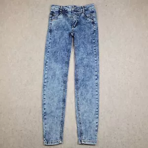 Free People Jeans Womens Size 24 Acid Stone Washed Skinny 24x27 - Picture 1 of 11