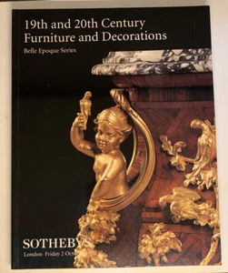 Sotheby’s 8601 19th & 20th Century Furniture & Decorations Catalog Oct 1998 - Picture 1 of 6