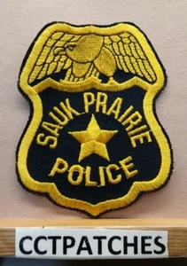 SAUK PRAIRIE, WISCONSIN POLICE SHOULDER PATCH WI - Bild 1 von 2