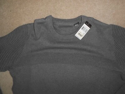 Sean John Men's Sweater Pullover New 2XL Gray Long Sleeves Crew Neck NWT - Image 1 of 4