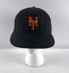 New York Giants Fitted Baseball Hat American Needle Black Orange Vintage NY - Picture 1 of 8