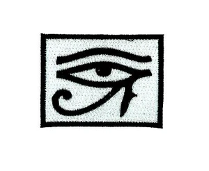 Patch patches backpack embroidered iron sew on badge eye of horus biker ref2 - Foto 1 di 1