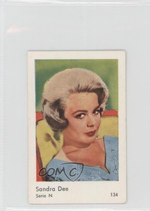1962 Dutch Gum Serie N Sandra Dee #134 f5h