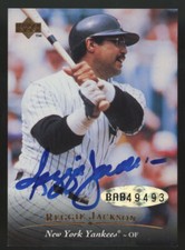 1995 Upper Deck Reggie Jackson #AC1 Auto with COA