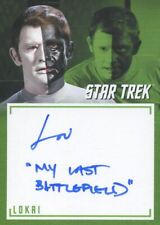 Star Trek TOS Arc. & Ins. Autograph Card A36 Lou Antonio "My last battlefield "