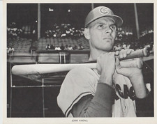 1961 Manny's Baseball Land Jerry Kindall 8X10 B&W Picture-Cubs-FREE USA SHIP