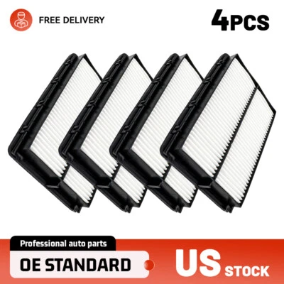 4pcs Engine Air Filters For 2017-2018 Hyundai Santa Fe Sport Kia Sorento Sedona - Image 1 of 4