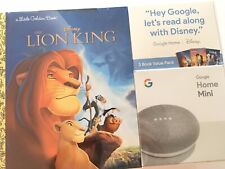 Google Home Mini Disney Bonus 3 Little Golden Books Read Along BRAND NEW Sealed
