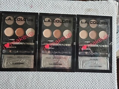 L.A. Colors I Heart Makeup Brow Palette (Medium-Dark) 3 Complete Sets - Image 1 of 3