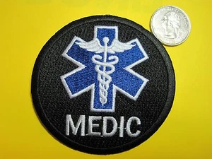 TACTICAL MEDIC PATCH STAR OF LIFE FIRST RESPONDER SCHWARZ PATCH KREIS ANSEHEN!* - Bild 1 von 12