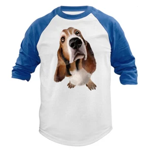 Animali Domestici Amante dei Cani Divertente Scherzo Umoristico Manica 3/4 Raglan - Foto 1 di 10
