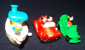 3 VINTAGE EARLY 1990'S DISNEY BURGER KING MICKEY MOUSE, GOOFY, ETC.. TOYS READ!! - Picture 1 of 11