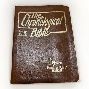 The Chronological Bible LARGE PRINT KJV Reese 1977 GADDY Leather Like Read - Picture 1 of 14