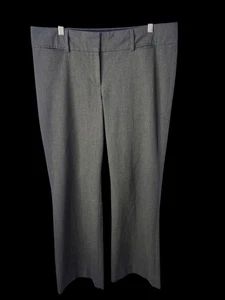 Ann Taylor Loft Hose weites Bein Damen 10 grau Marisa Low Rise Büro Karriere - Bild 1 von 7