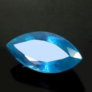 Natürlicher 7,20 Ct Zertifizierter Mosambik Neon Blau Paraiba Turmalin Unbeheizte Edelsteine - Bild 1 von 4